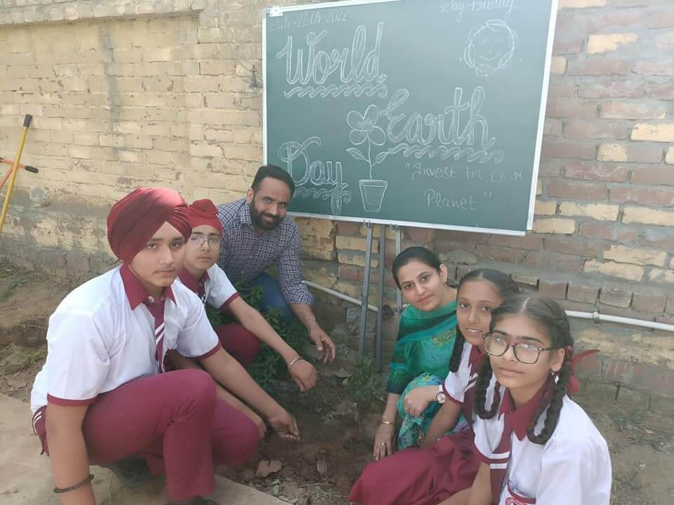 Earth Day Celebrations at Waheguru Public School