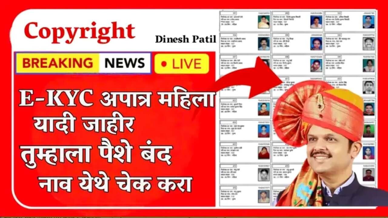 लाडकी बहीण योजना: केवायसी केलेल्या महिलांची यादी जाहीर, तुमचं नाव पहा Ladaki Bahin Yojana KYC Rules 2026
