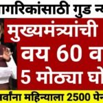 ज्येष्ठ नागरिकांना दरमहा 50 हजार मिळणार; नवीन पाच योजना सुरू Senior Citizen Pension Scheme